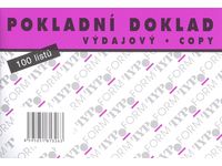 Pokladní doklad výdajový - copy,100 listů